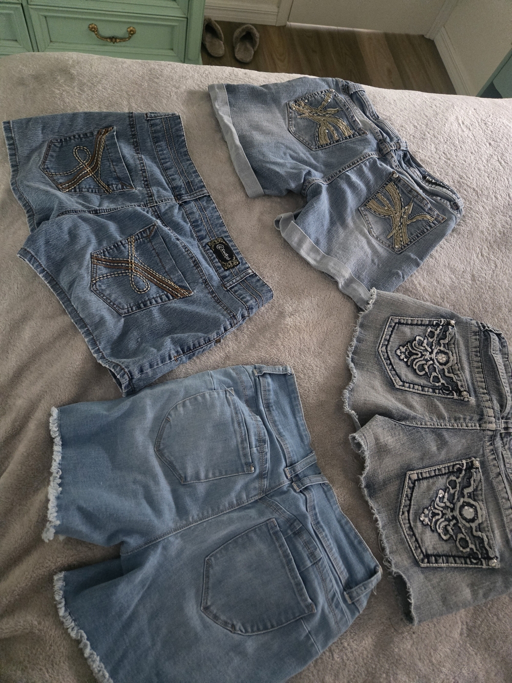 Light Wash Denim Shorts Bundle - Picture 8 of 15